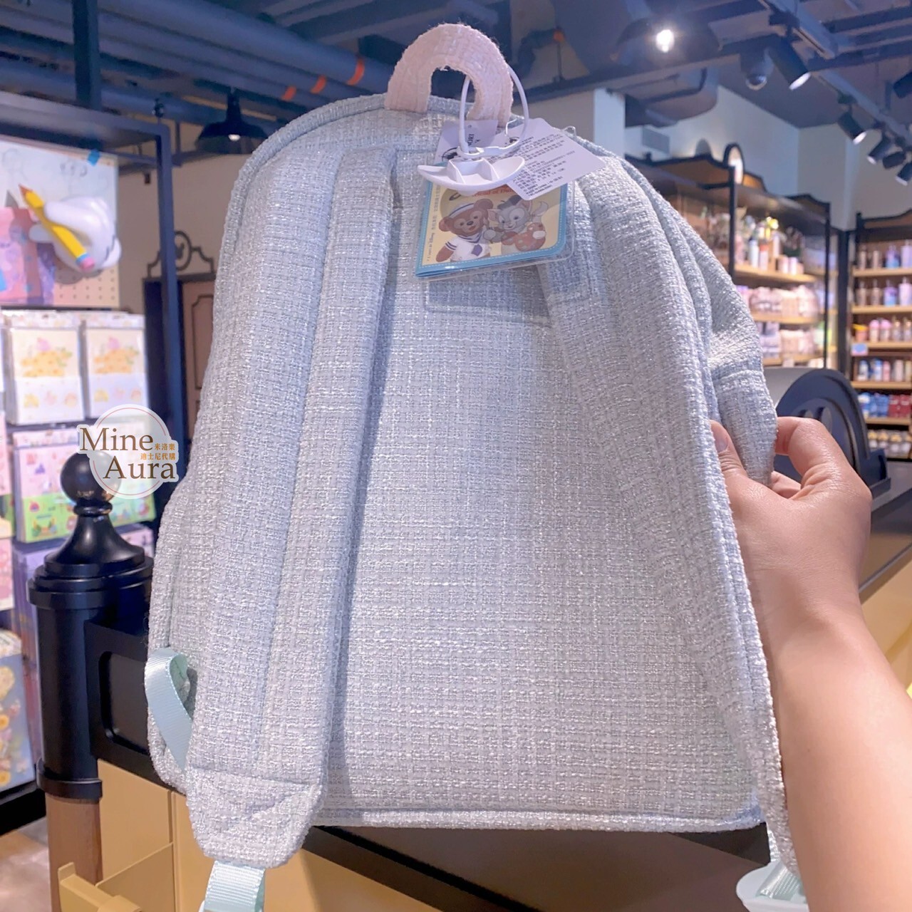 夢幻慶典系列 傑拉托尼 畫家貓 Gelatoni 絨毛大頭造型 後背包 -上海迪士尼樂園