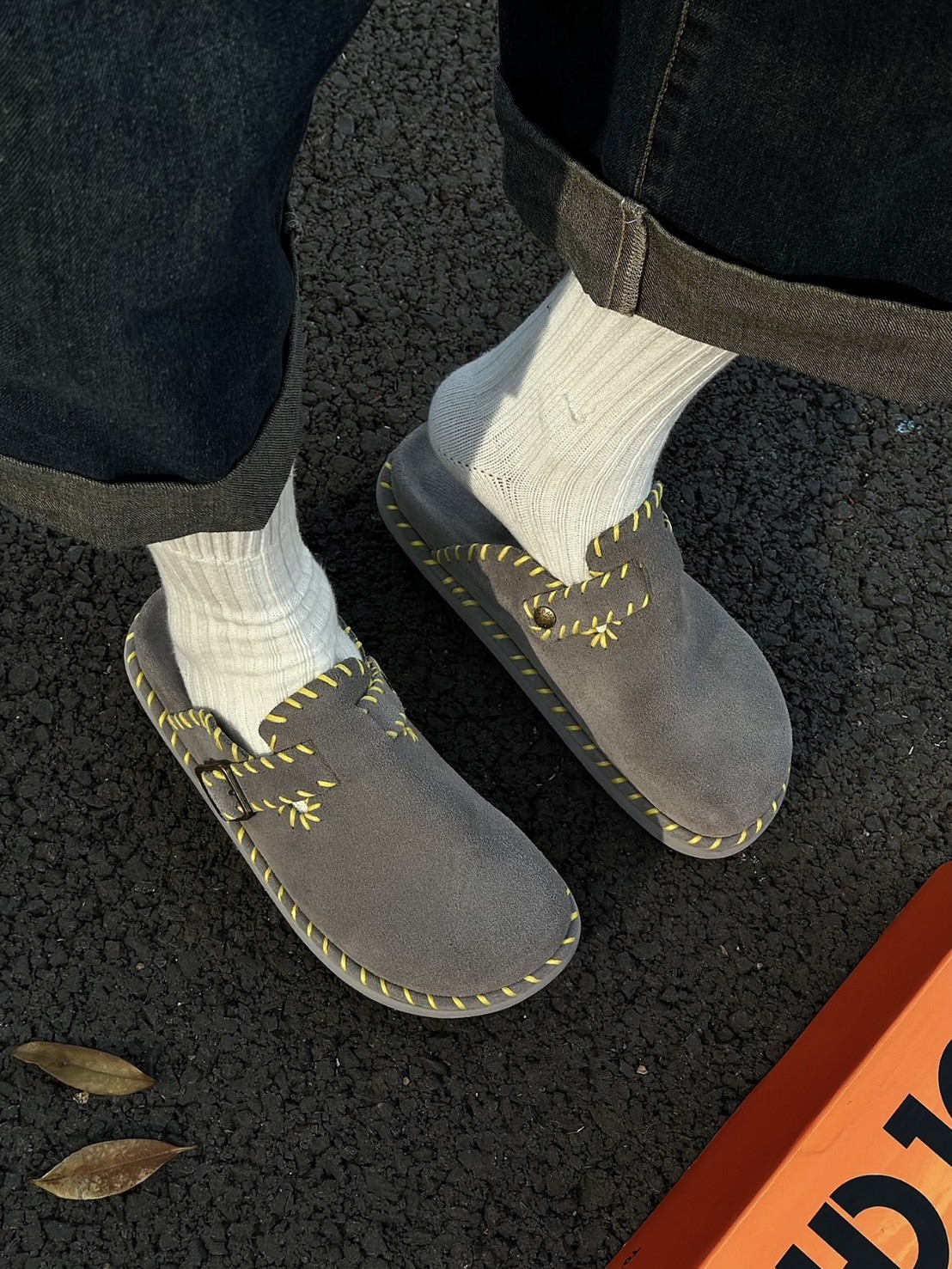 <快速出貨>🧵西班牙小眾品牌🇪🇸Cool Chap撞色縫線 勃肯鞋