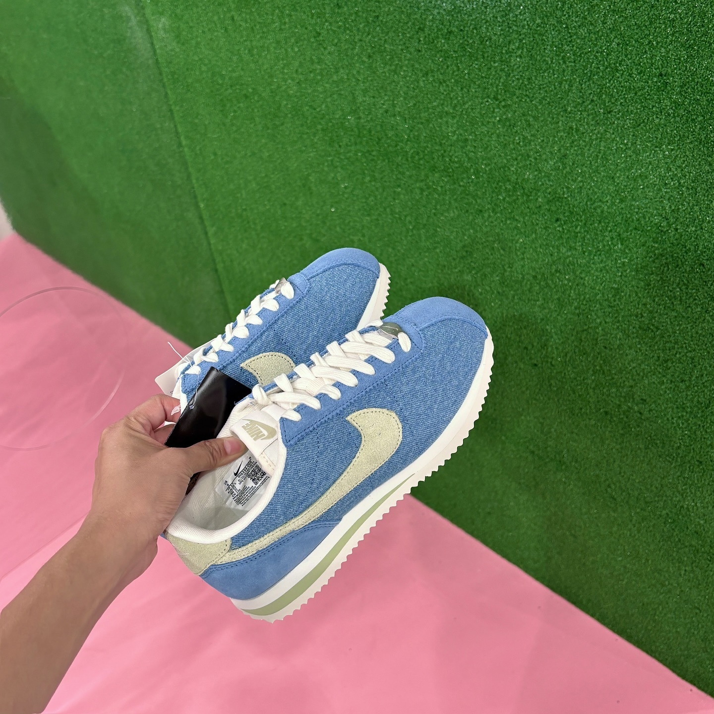 Nike Cortez SE 日本限定 單寧青檸 單寧藍 藍綠色 阿甘 阿甘鞋 IH6354-004