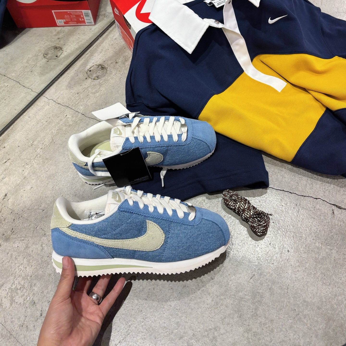 Nike Cortez SE 日本限定 單寧青檸 單寧藍 藍綠色 阿甘 阿甘鞋 IH6354-004