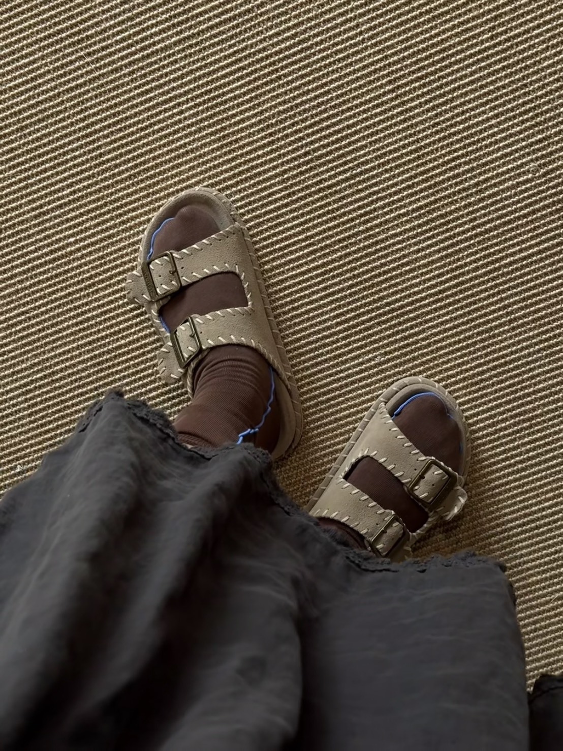 <線上SALE❤️‍🔥> 西班牙小眾品牌🇪🇸Cool Chap撞色縫線 一字拖鞋