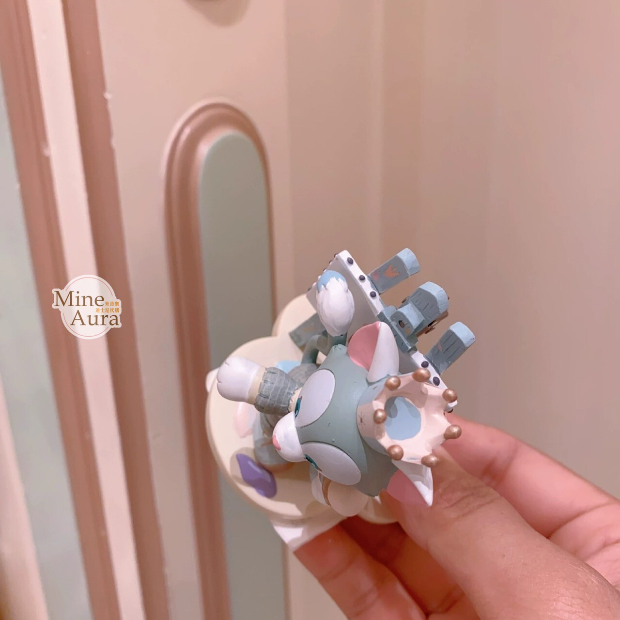 夢幻慶典系列 傑拉托尼 畫家貓 Gelatoni 造型 相片夾 擺飾品 -上海迪士尼樂園