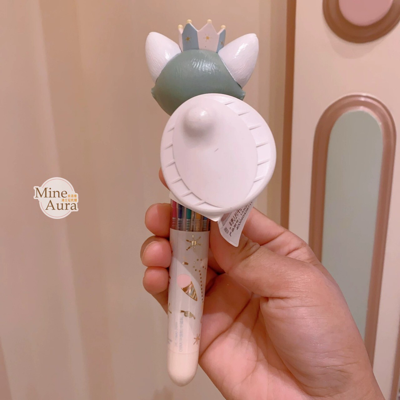 夢幻慶典系列 傑拉托尼 畫家貓 Gelatoni 大頭 造型 多色 圓珠筆 -上海迪士尼樂園