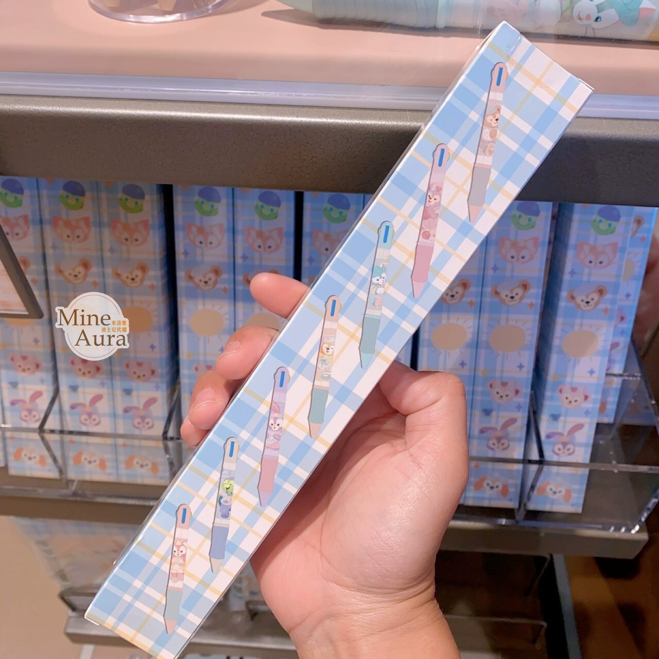 達菲 Duffy 與好友們 自然的色彩系列 圓硃筆 盲選盒 盲盒 文具用品 -上海迪士尼樂園