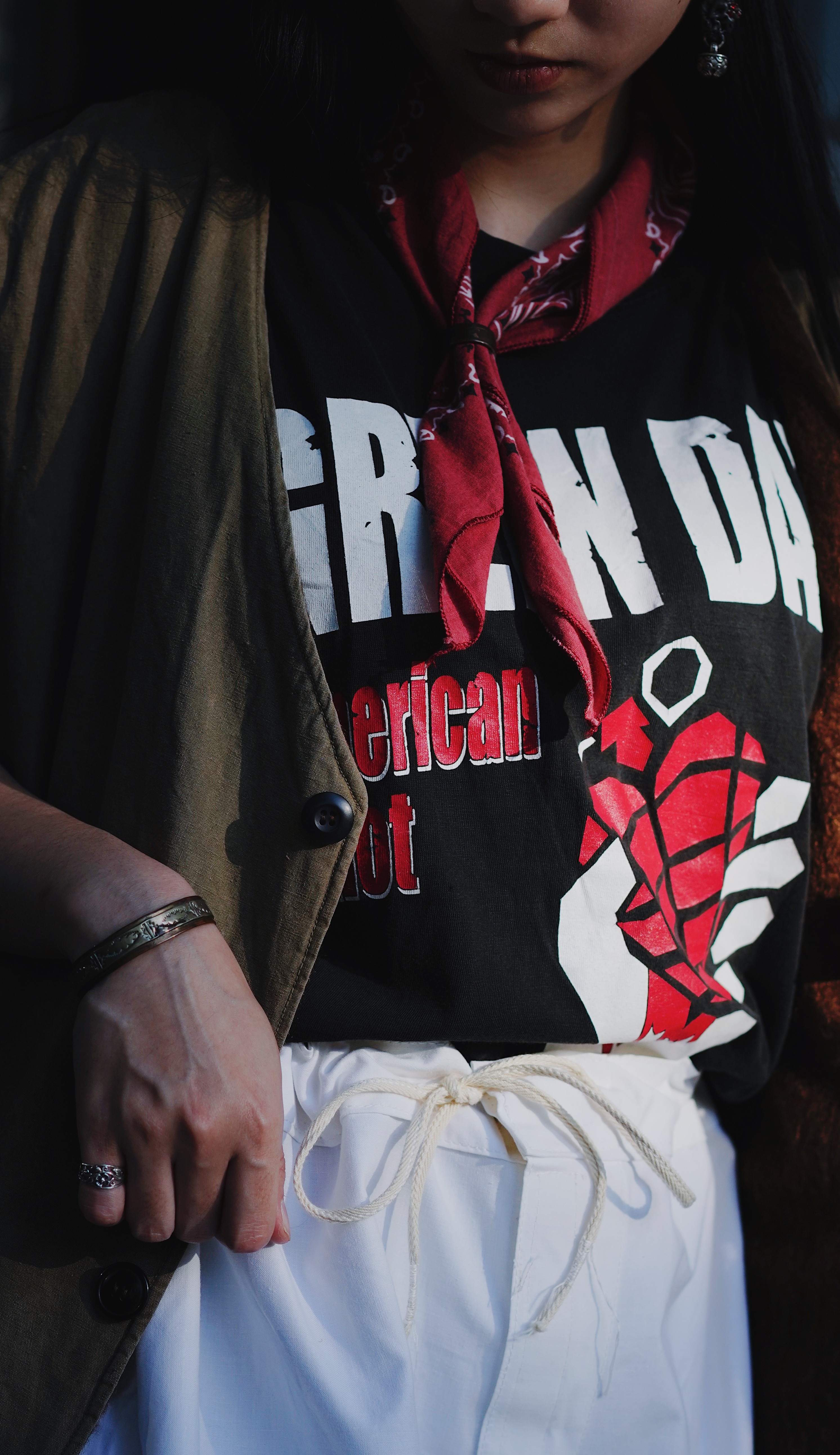 Vintage T-shirt “GREEN DAY” American Idiot / 美國流行龐克樂團 成名作唱片封面雙面短踢