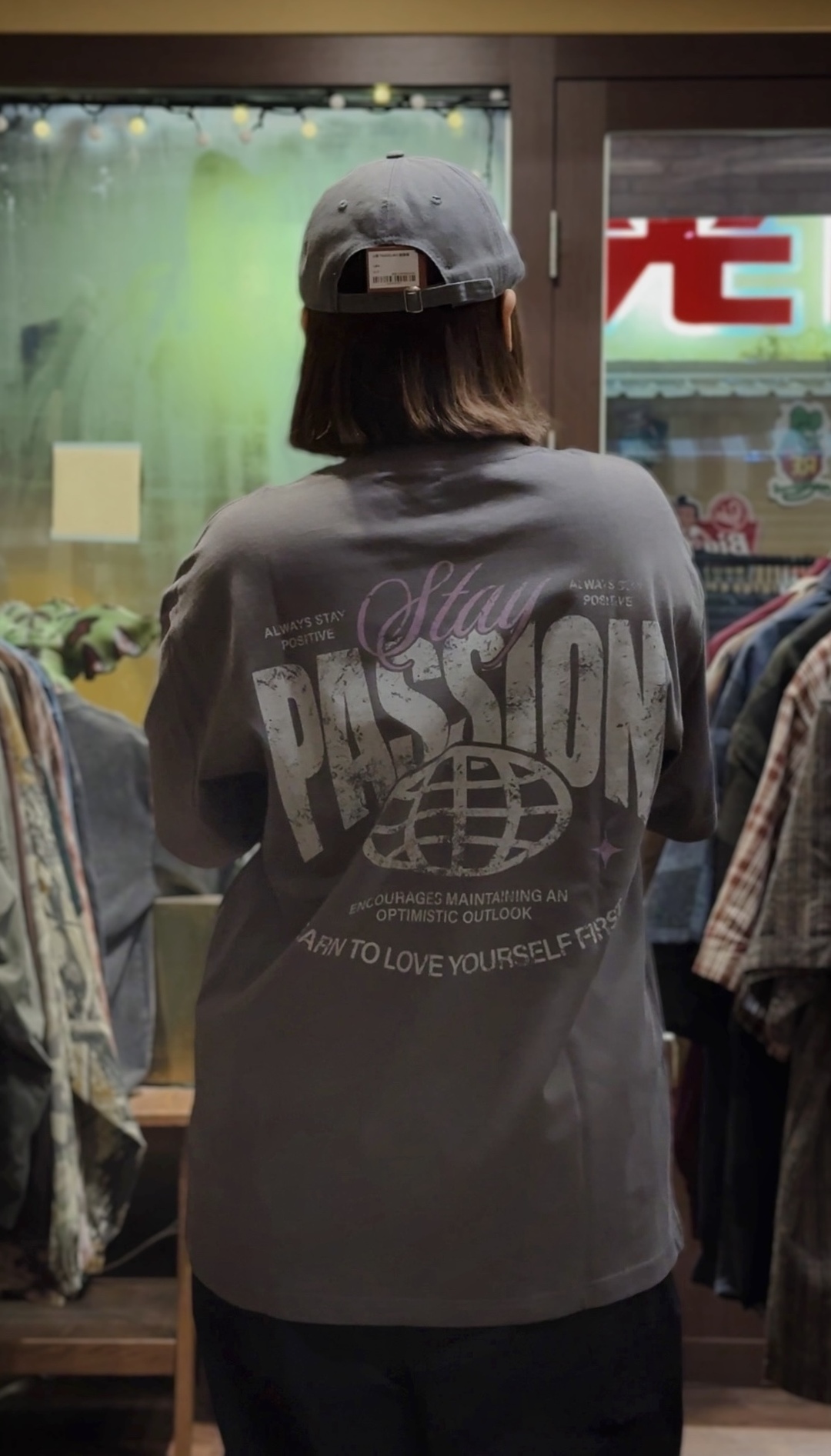 Self Love理念街頭短TEE