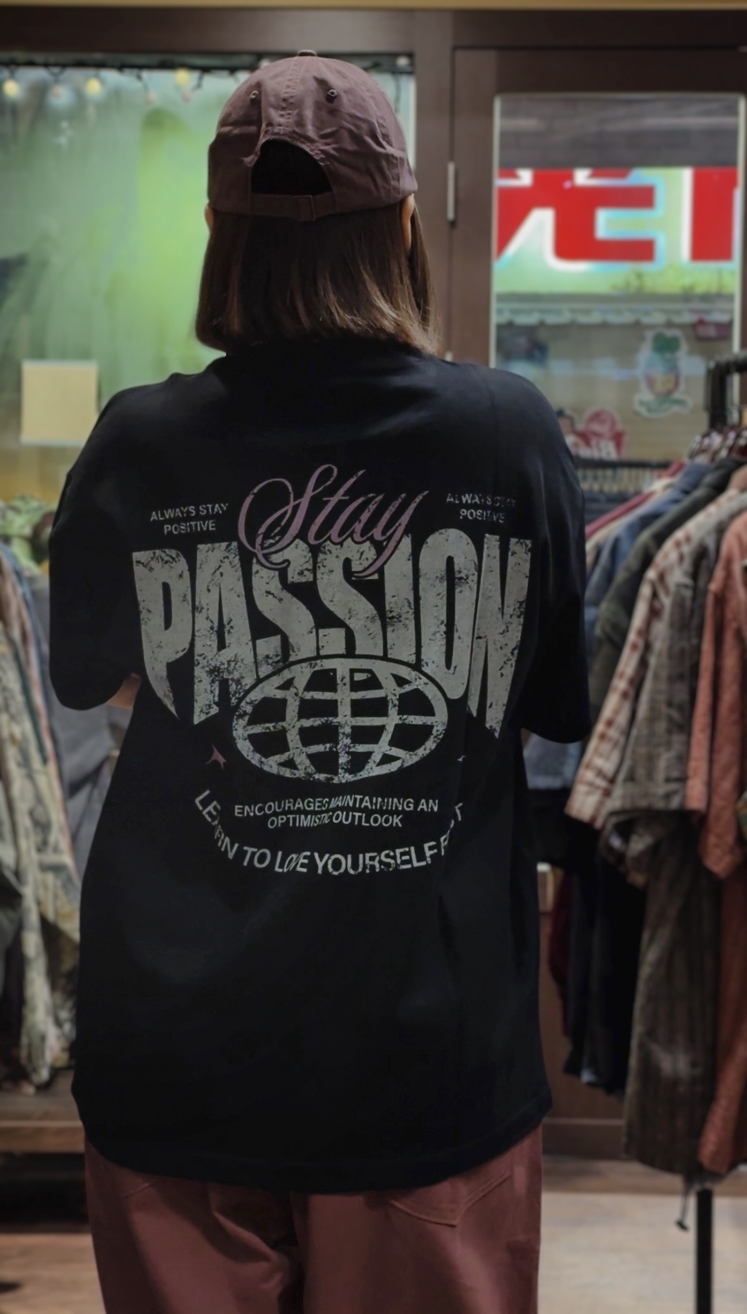 Self Love理念街頭短TEE