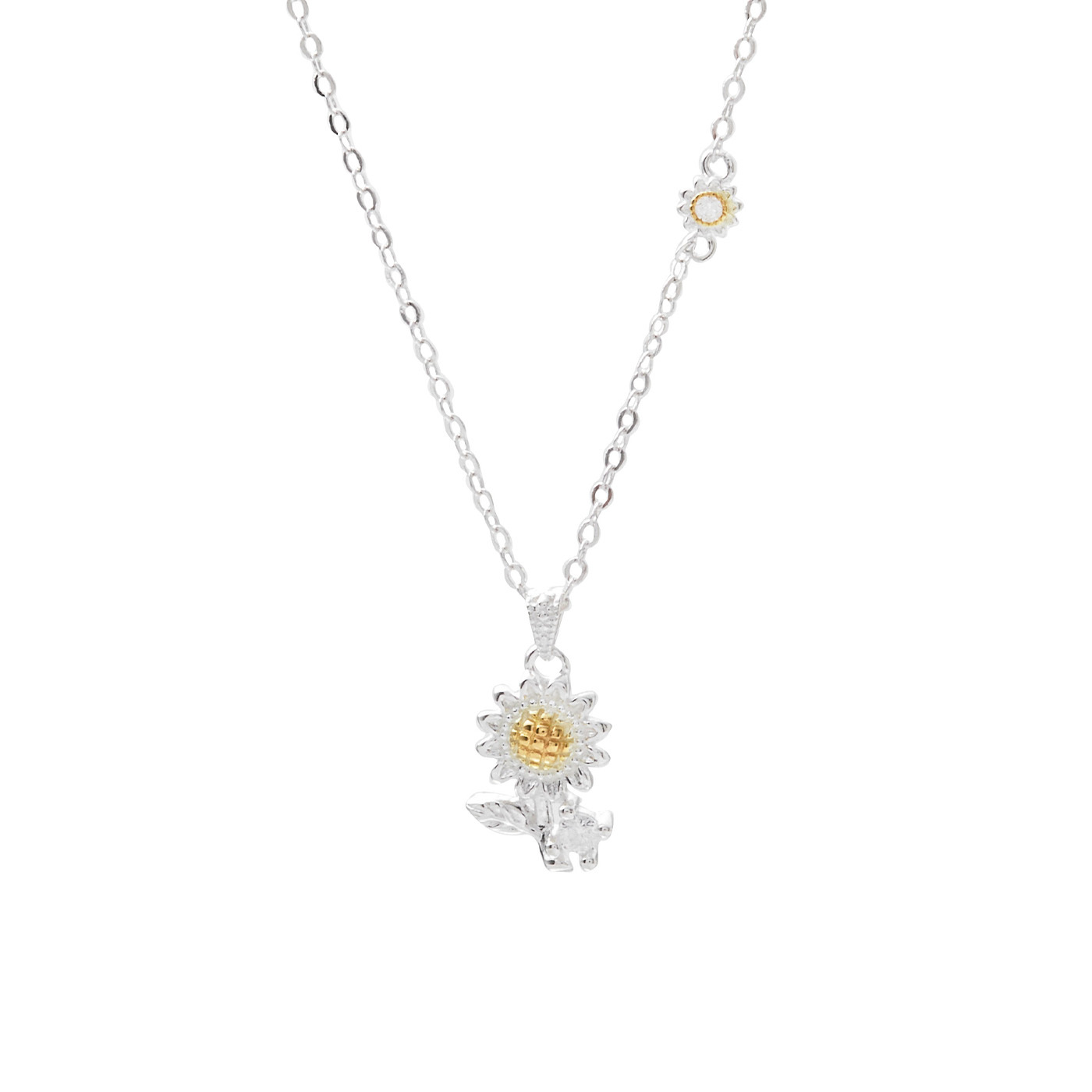 平價飾品,純銀,向日葵,項鍊