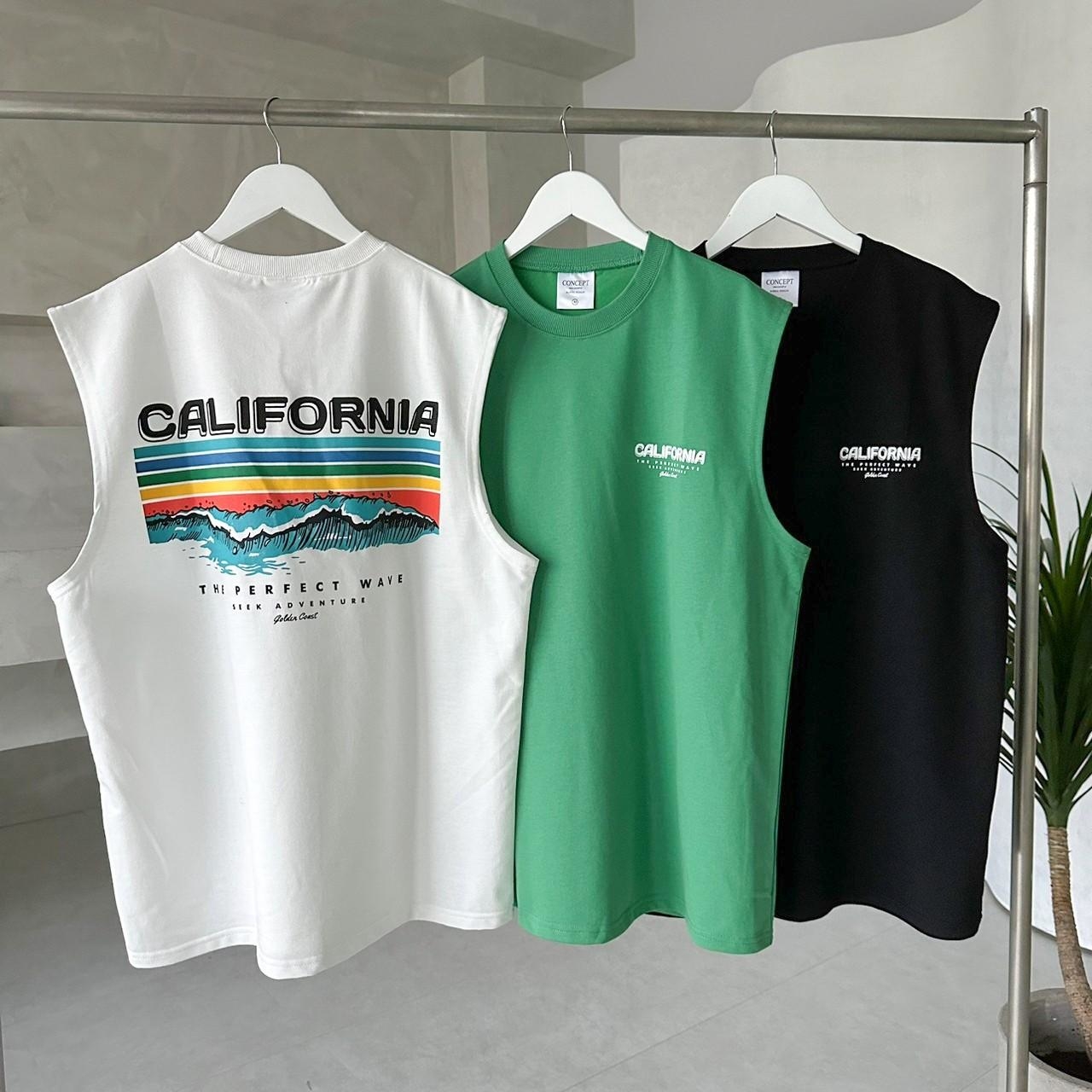 California山脈圖背心 80365 【活動款 售完不補】