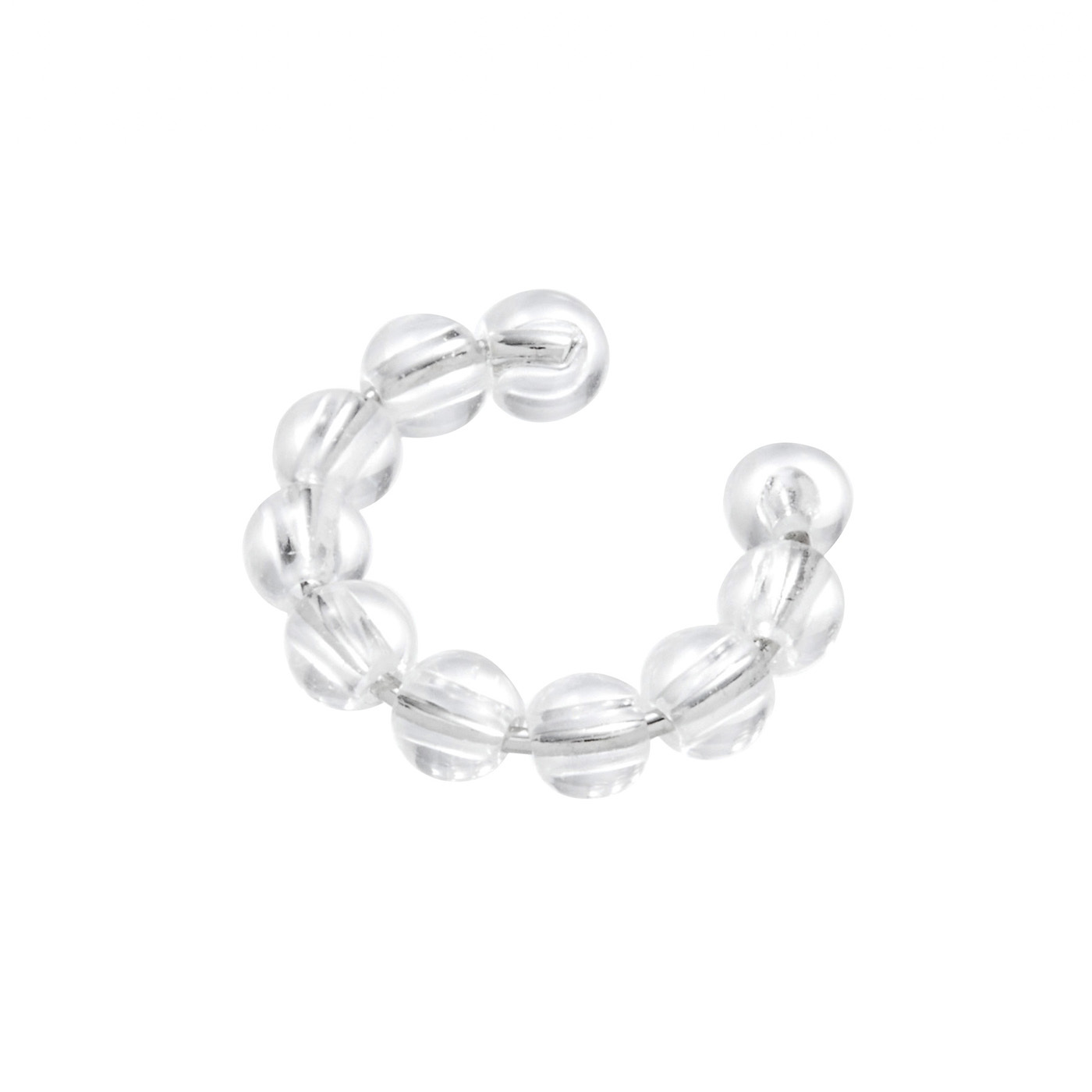 平價飾品,韓國,透明,耳扣