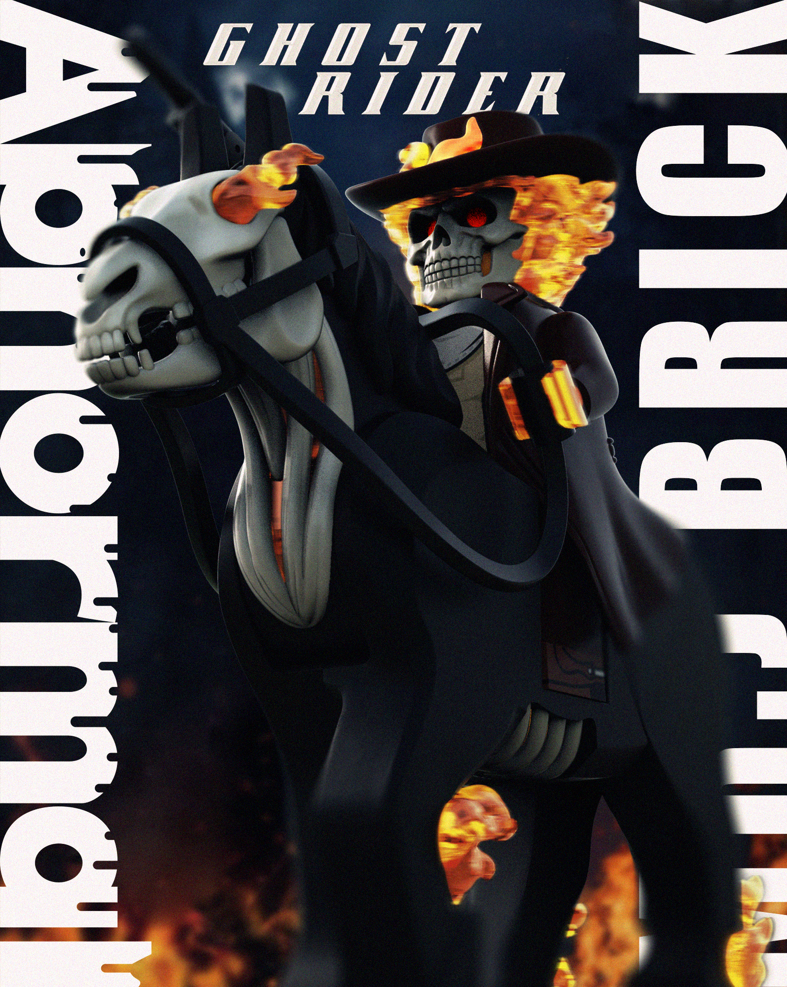 [Abnormal X MrJ][Preorder] Ghost Rider - Movie Ver. [PADprinted]