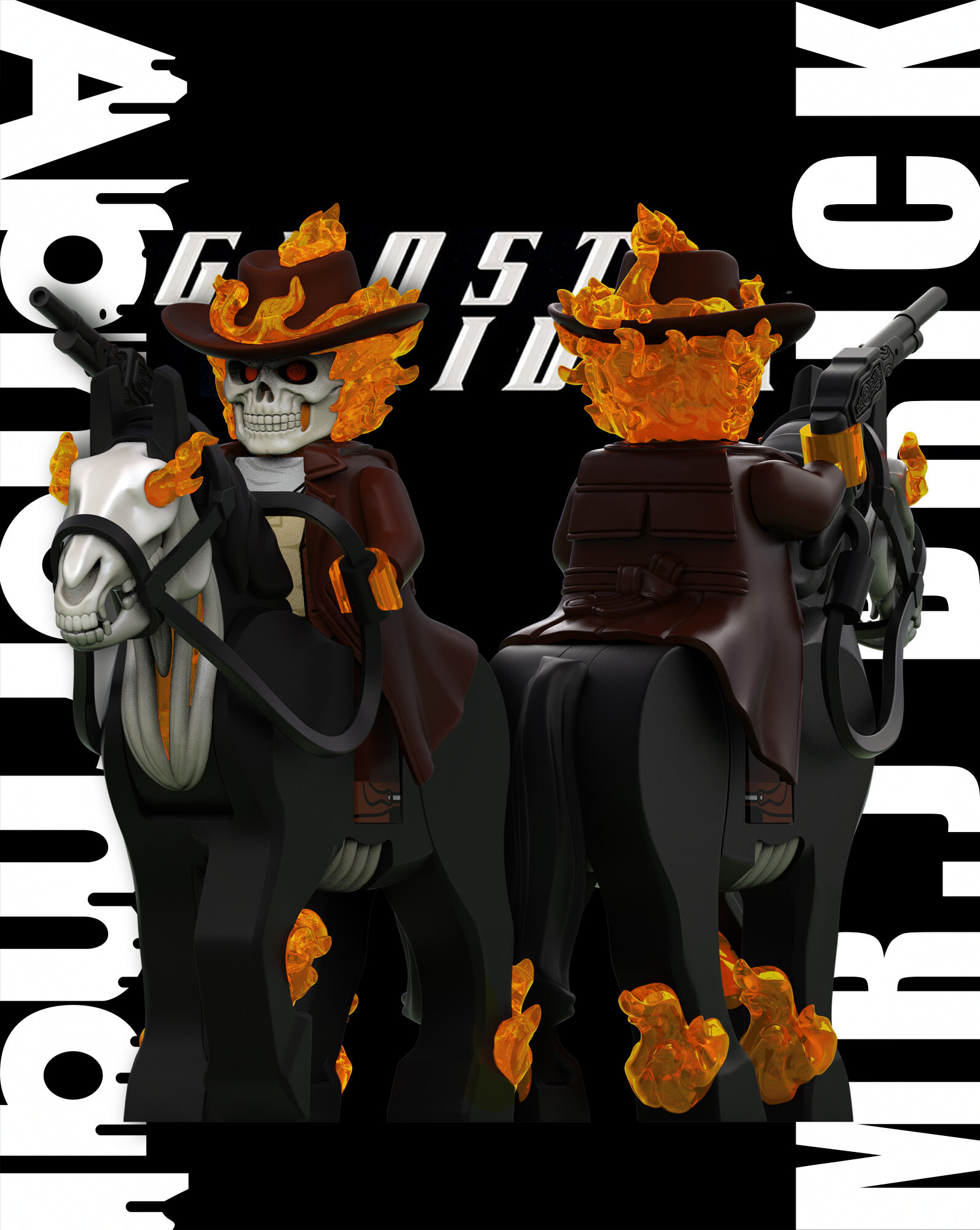 【預訂】【Abnormal × Mr J】初代惡靈騎士