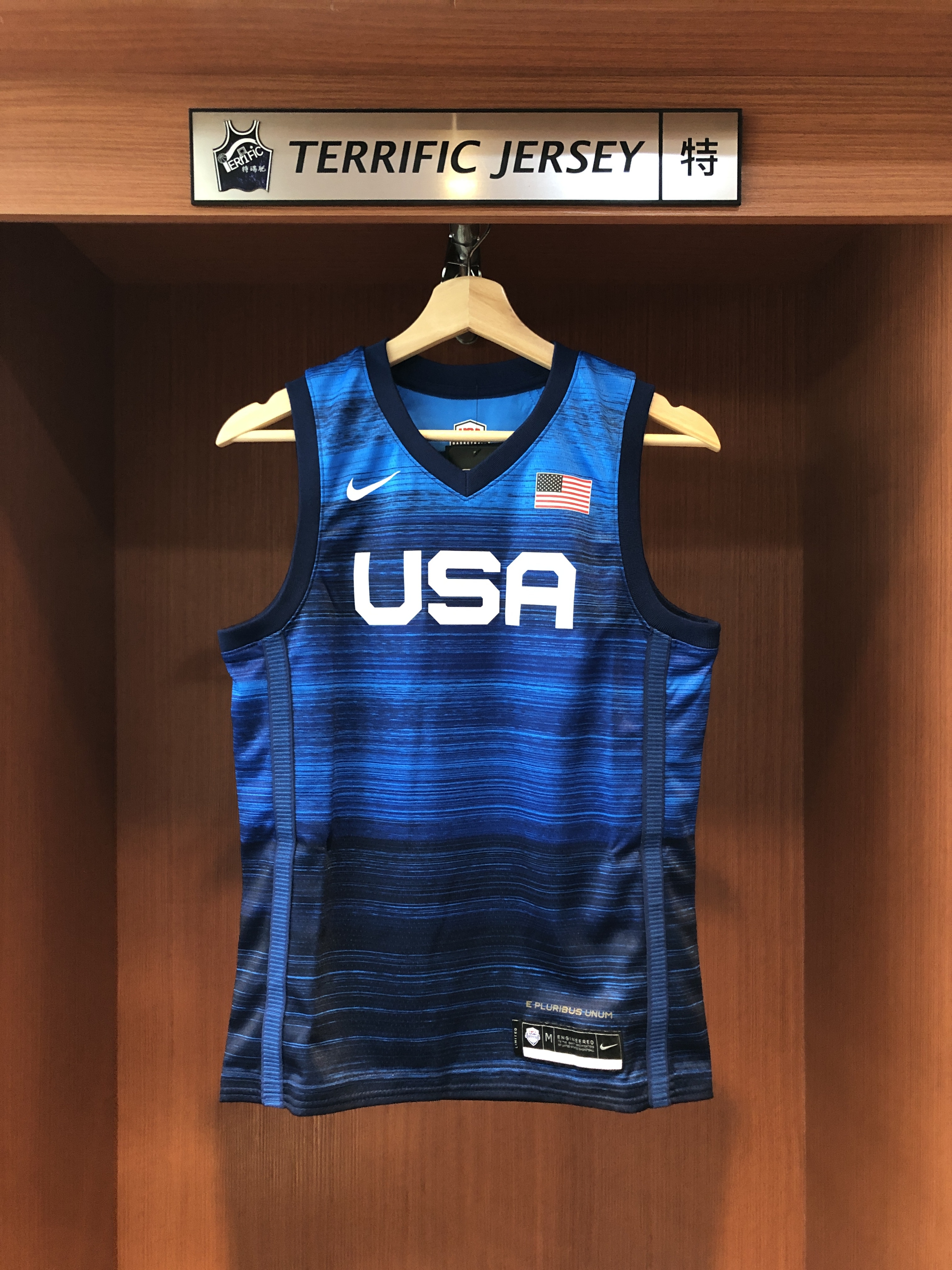 NBA球衣 美國隊 奧運藍 空白球衣 USA Nike Youth Swingman 球迷版 熱轉印 青年版 全新