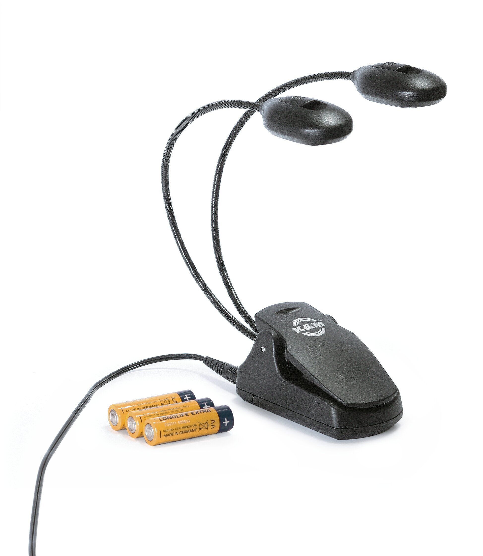 K&M 12270 Music stand light »Twin Head«