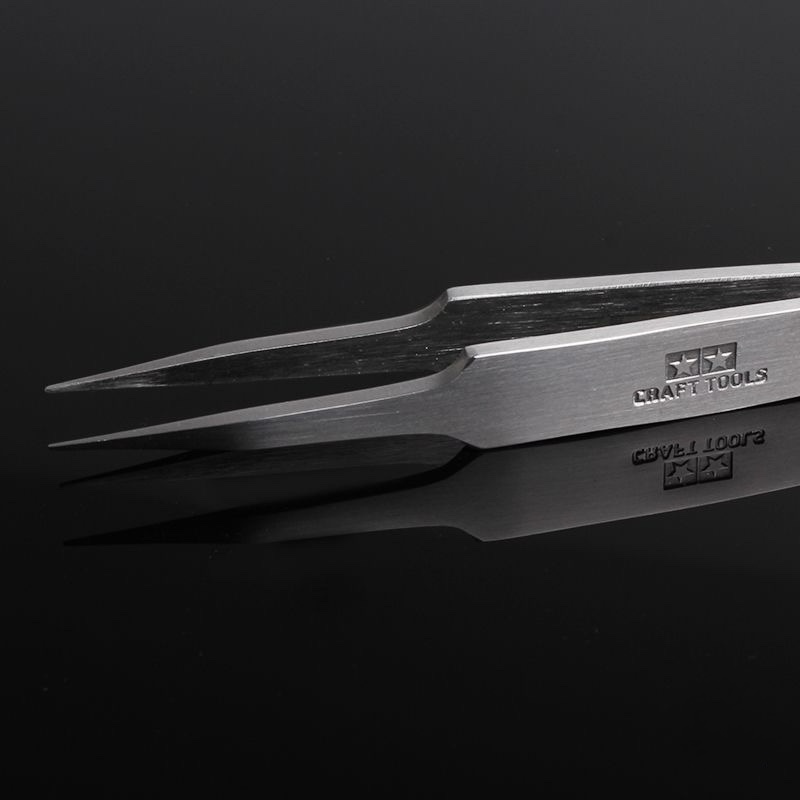 田宮工具輔料專用 精密不鏽鋼 直頭鑷子