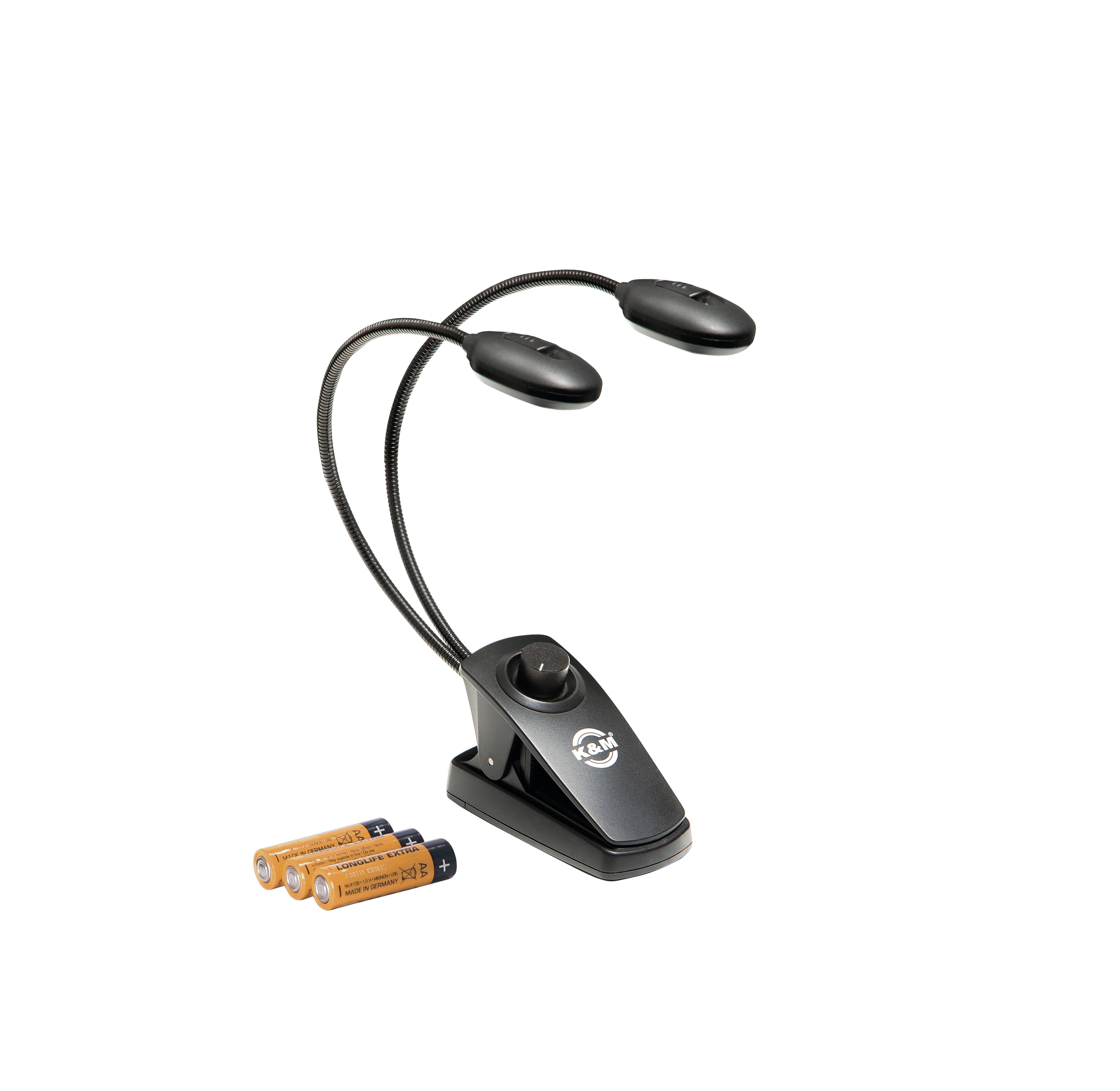 K&M 12271 Music stand light »Twin Head Pro«