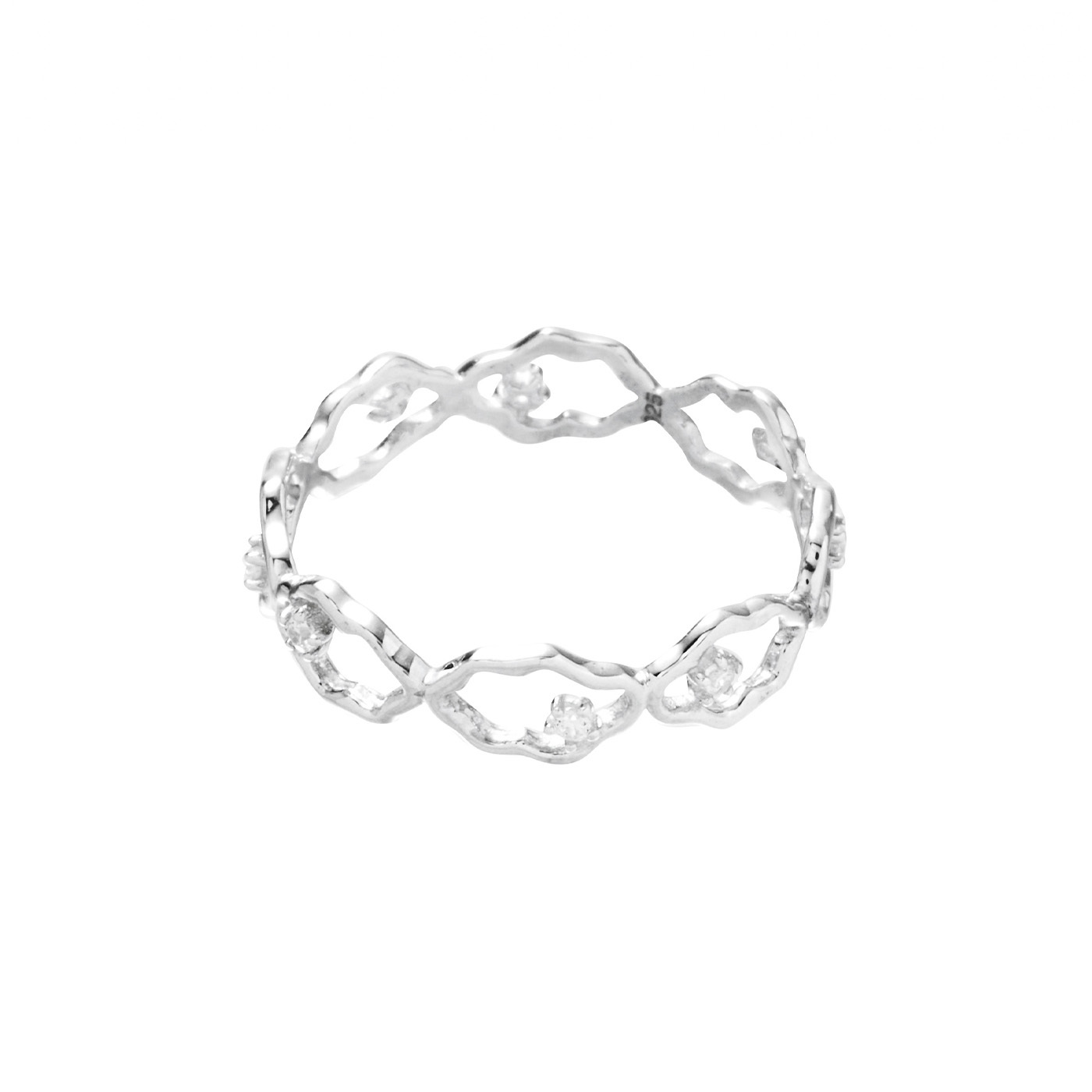 平價飾品,韓國,純銀,雲,鋯石,戒指