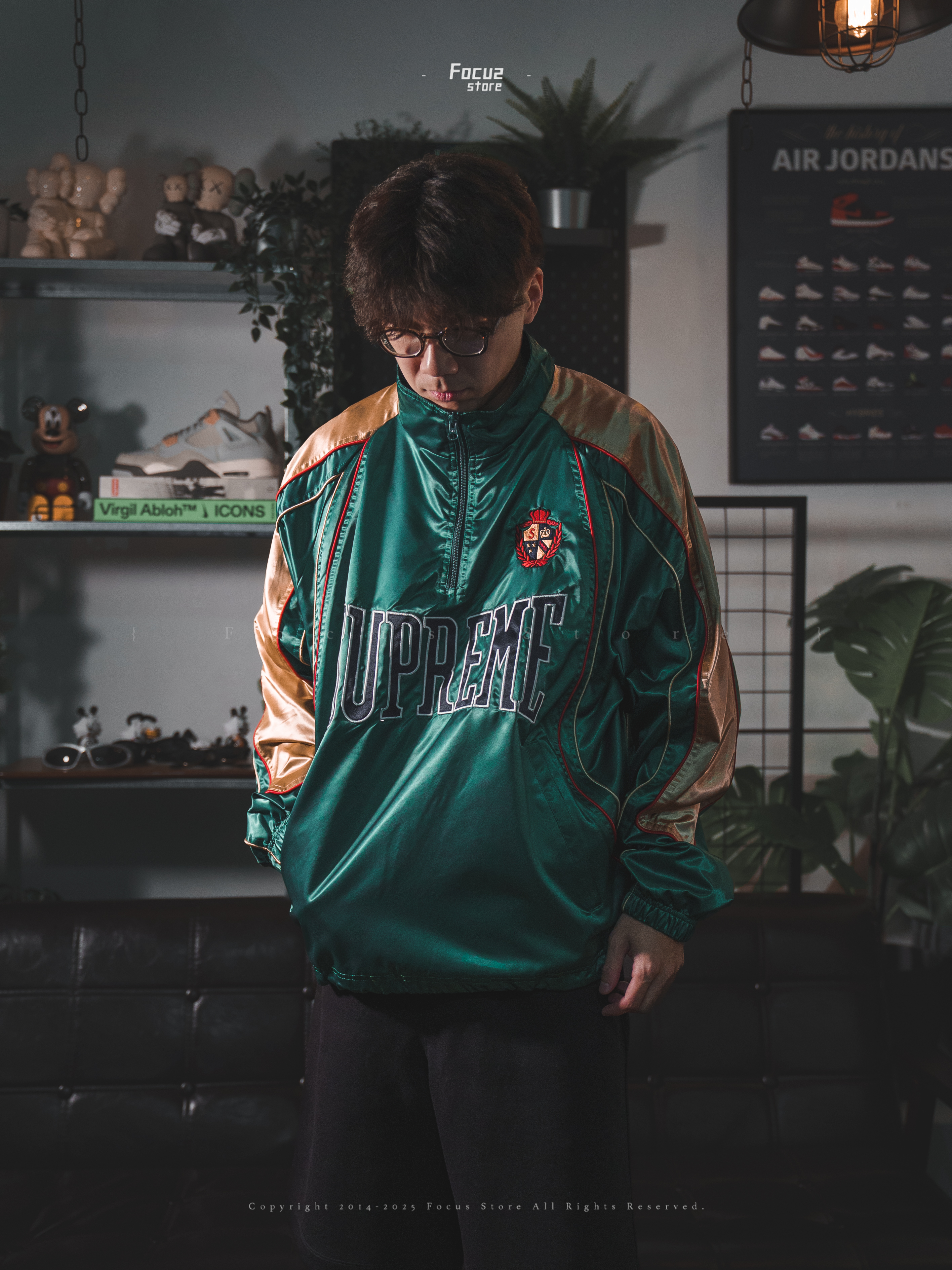 【Focus Store】現貨秒發 Supreme SS25 Week16 Satin Piping Pullover 緞面滾邊外套 三色