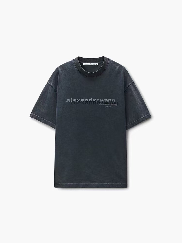 ALEXANDER WANG 加大款徽標短T (2色)