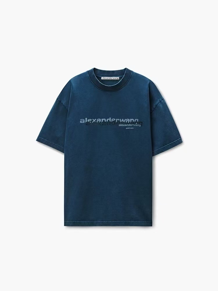 ALEXANDER WANG 加大款徽標短T (2色)