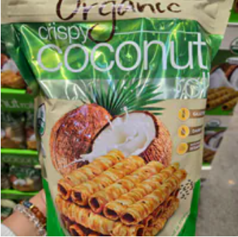 [S] CW 1388332 TROPICAL FIELDS ORGANIC CRISPY COCONUT ROLL, 810019600302 (SZZ614)