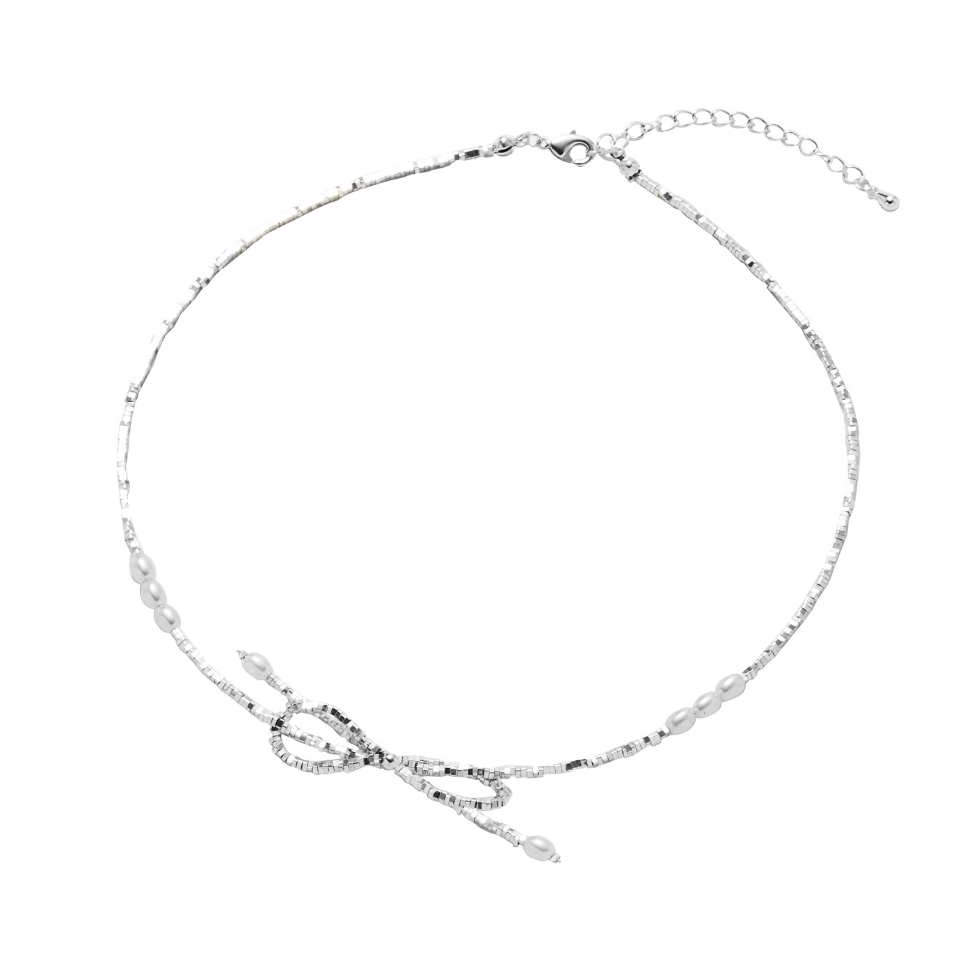 平價飾品,珍珠,蝴蝶結,項鍊