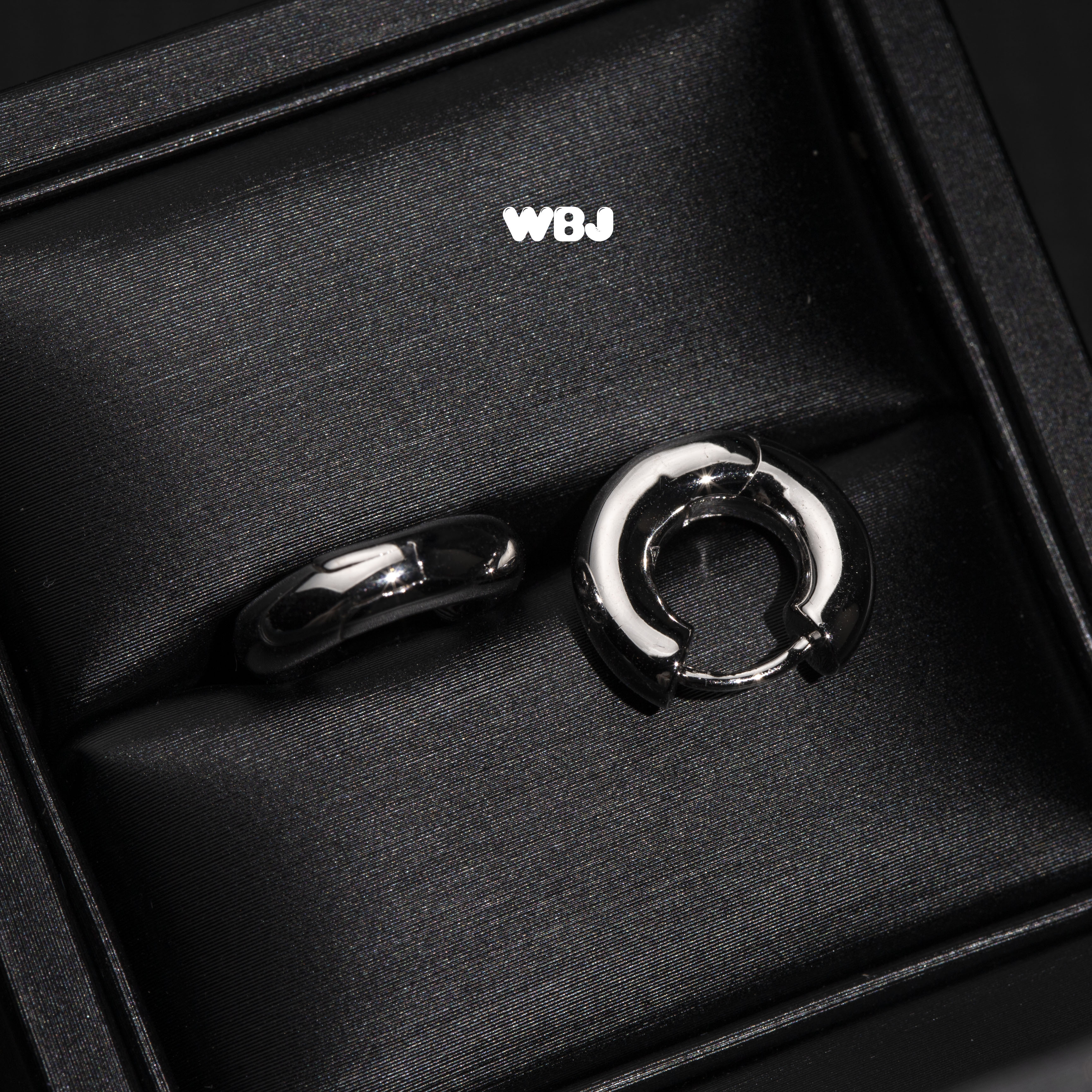 素面實心耳環 M/L