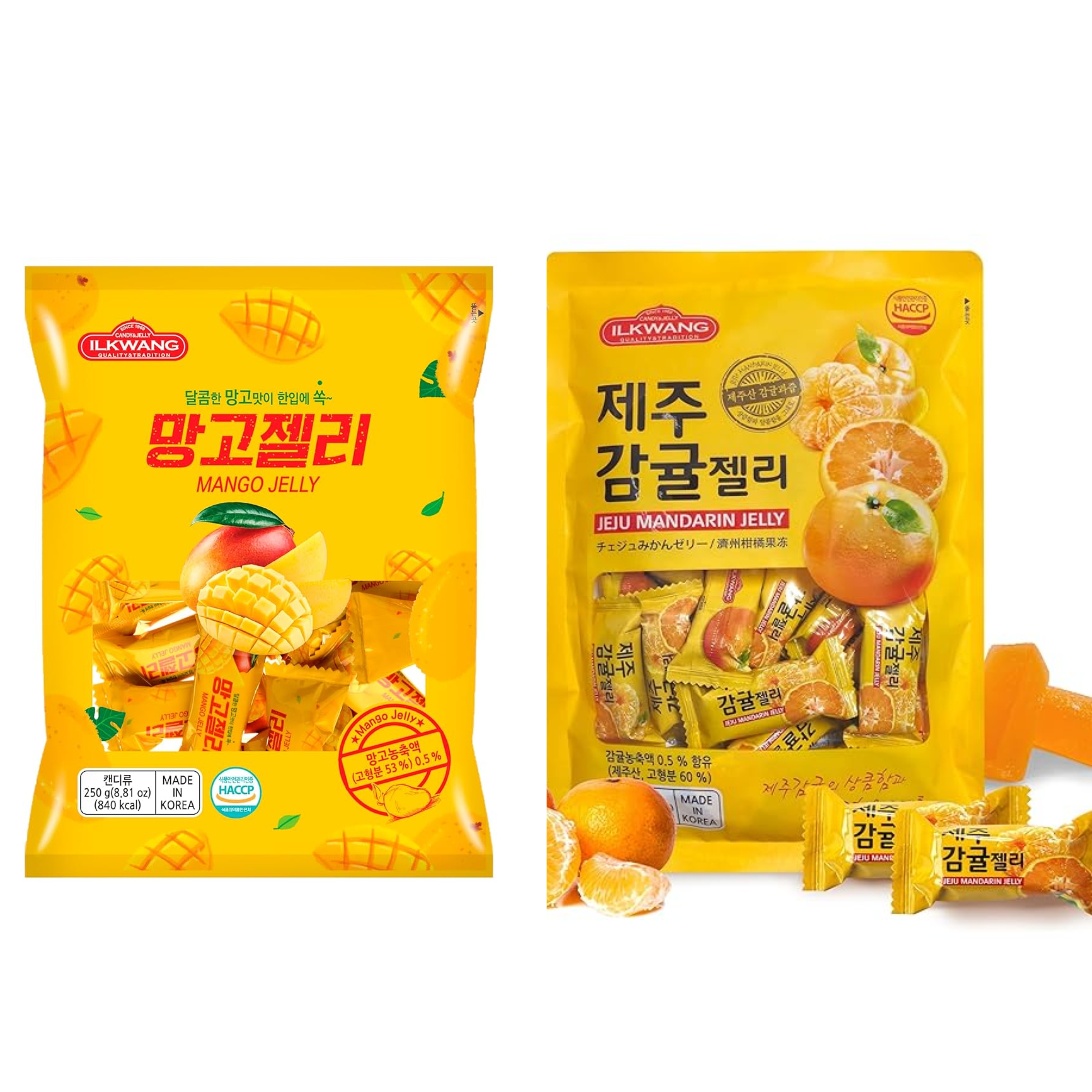 韓國芒果啫喱軟糖 250g/濟洲柑橘啫喱軟糖280g（K6 P715）