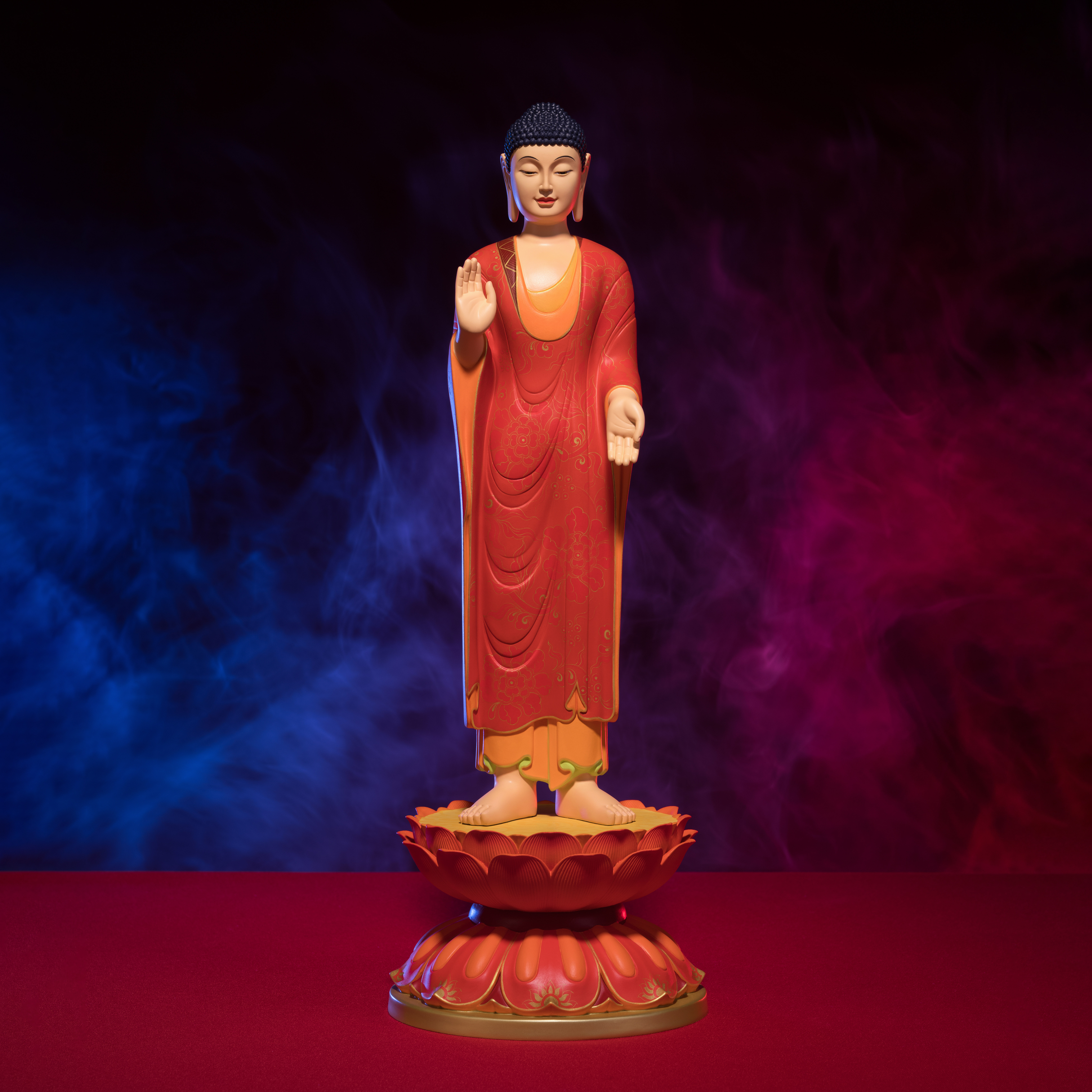 太銅．北魏古韻釋迦牟尼佛(彩繪版)｜收藏級藝術品