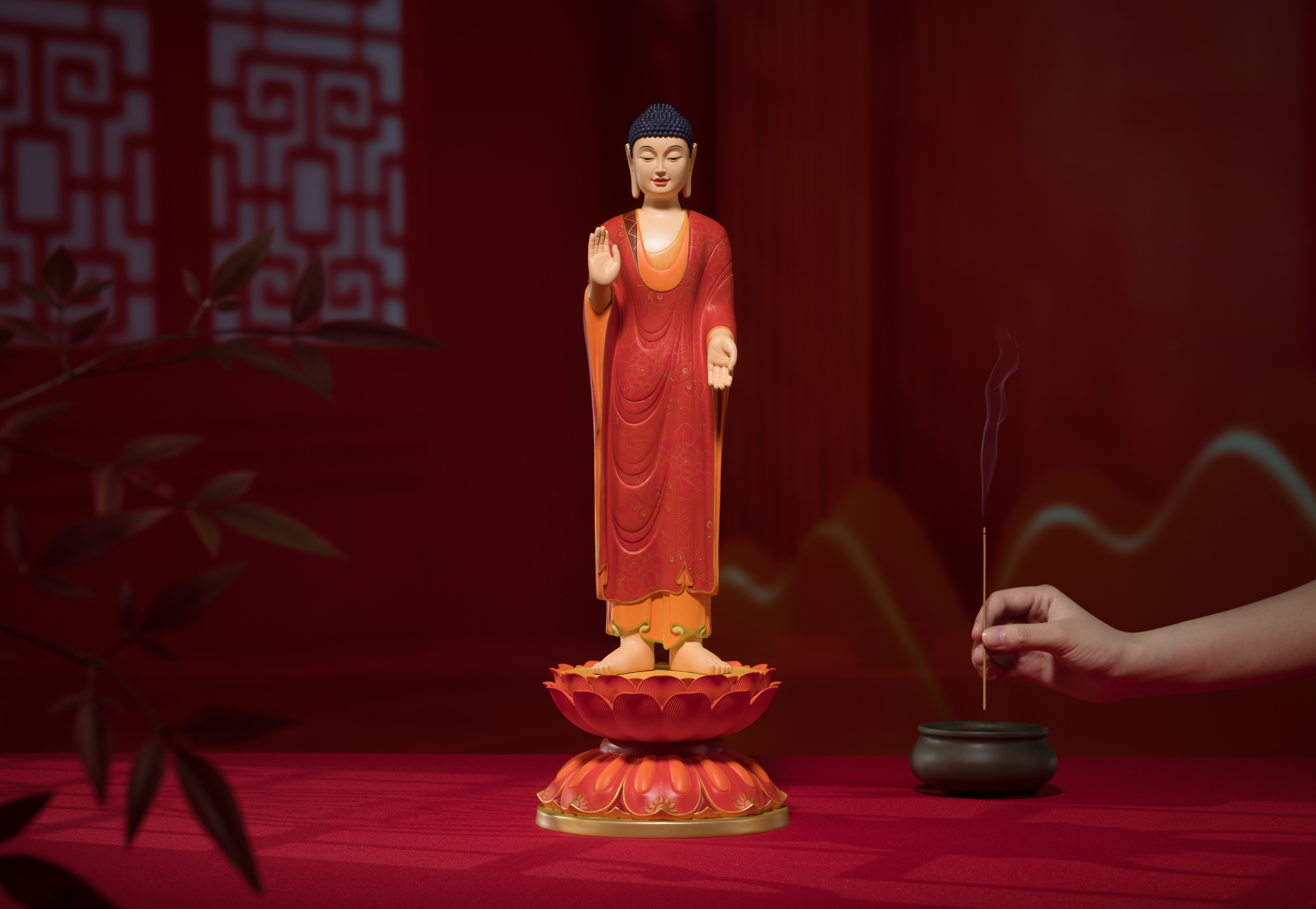 太銅．北魏古韻釋迦牟尼佛(彩繪版)｜收藏級藝術品