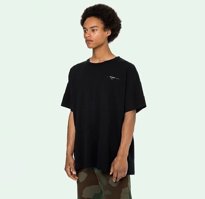 ON SALE : OFF-WHITE 19 MULTICOLOR ARROWS S/S T-SHIRT - BLACK SIZE M IN STOCK NOW (現貨發售中)