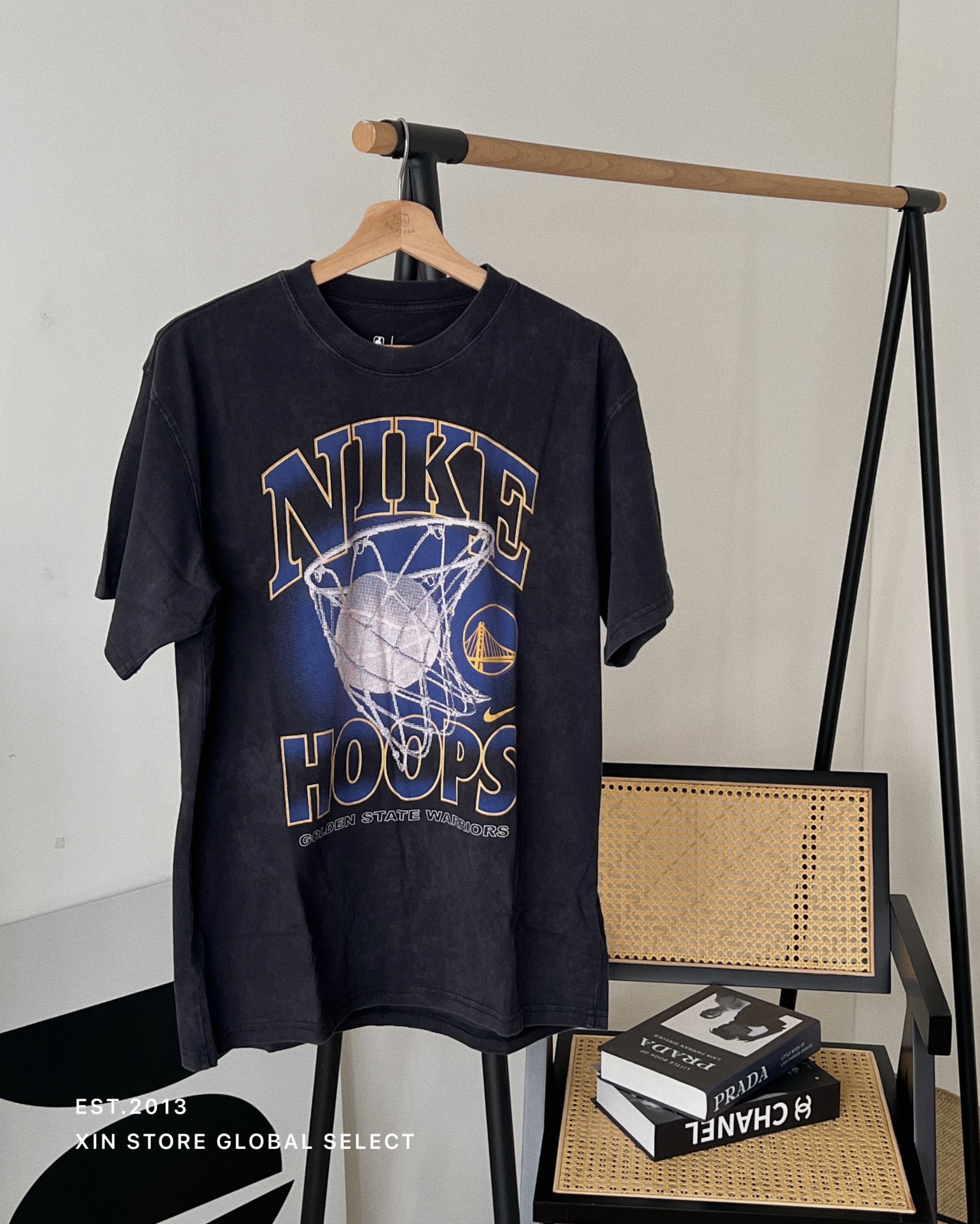 【現貨】Nike NBA Warriors  金州勇士隊 灌籃 籃球 純棉 運動 短袖 黑