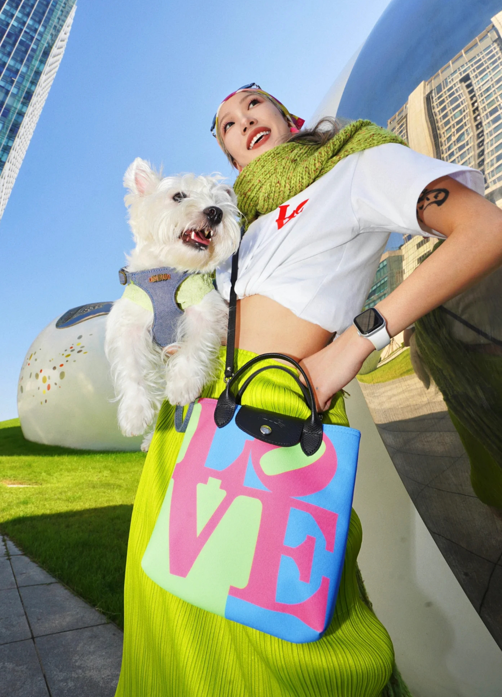 Longchamp Love Nylon Medium Bag 3 colors 10226