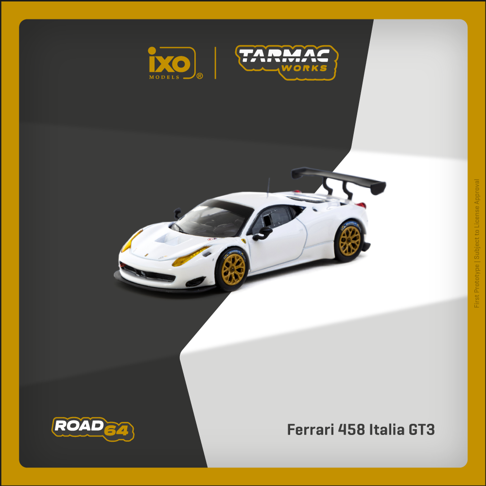 Tarmac Works Ferrari 458 Italia GT3 White