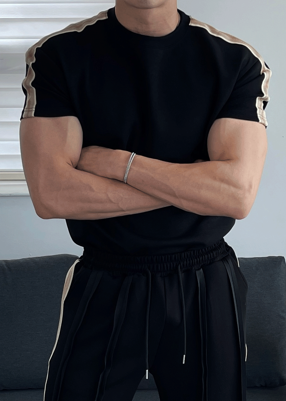 Miel Summer Track Deki 肌肉短袖上衣