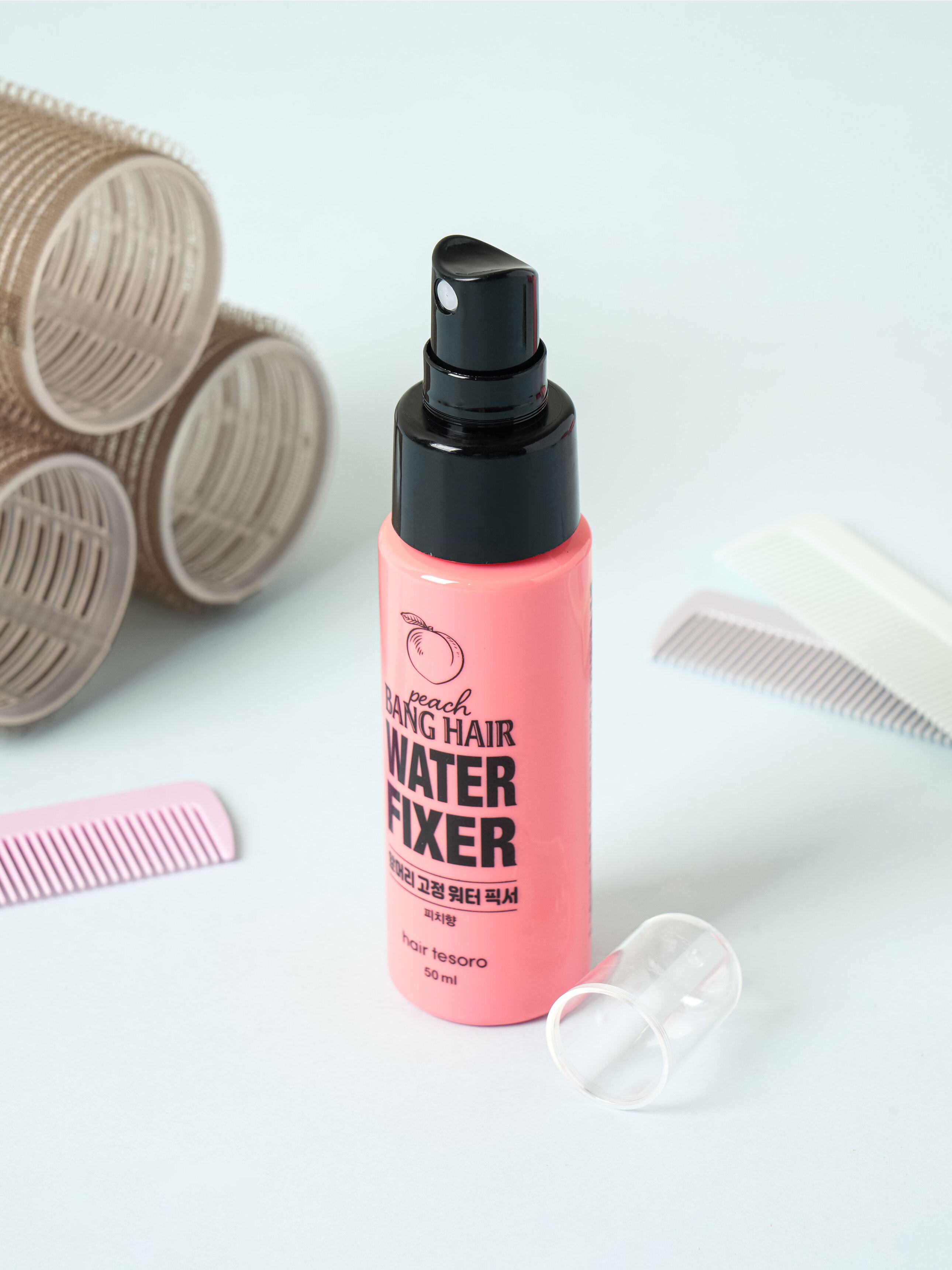 Hair Tesoro Peach Bang Hair Water Fixer 50ml
