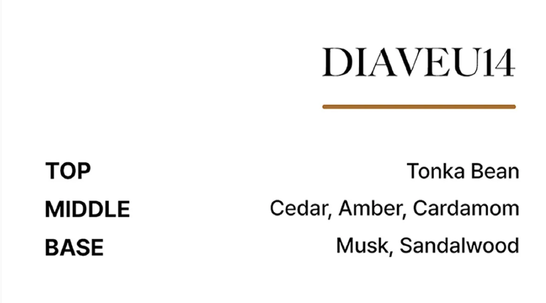 Diaveu 14 EDP 50ml JUN25
