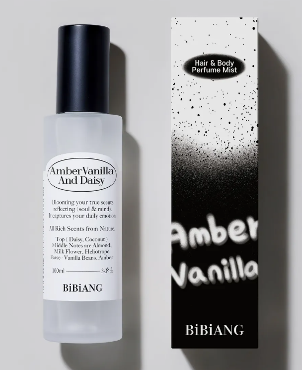 Hair & Body Fragrance Spray 100ml Amber Vanilla & Daisy JUN25