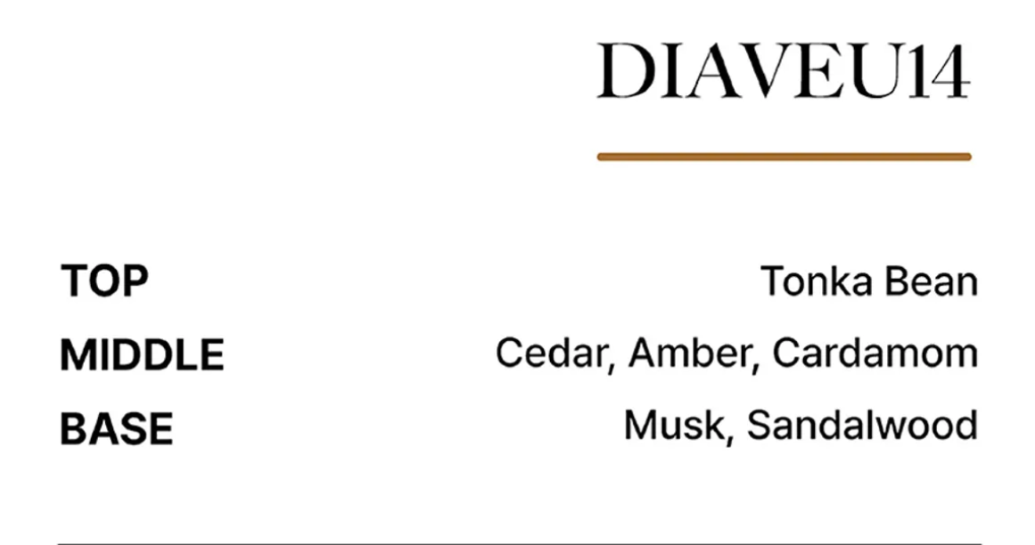 Diaveu Platinum 14 Eau de Toilette 10ml JUN25