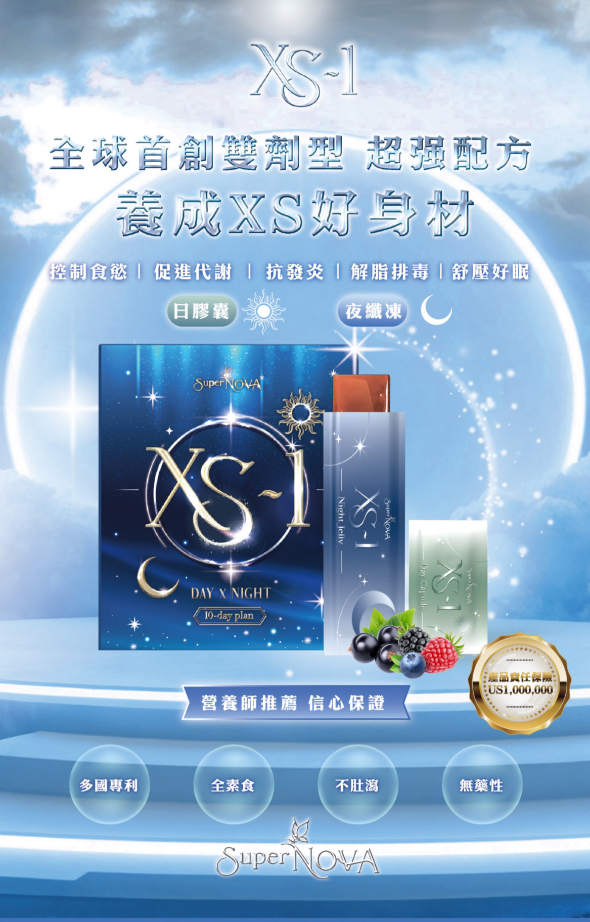 SUPERNOVA XS-1 速纖瘦(一盒10天份量)