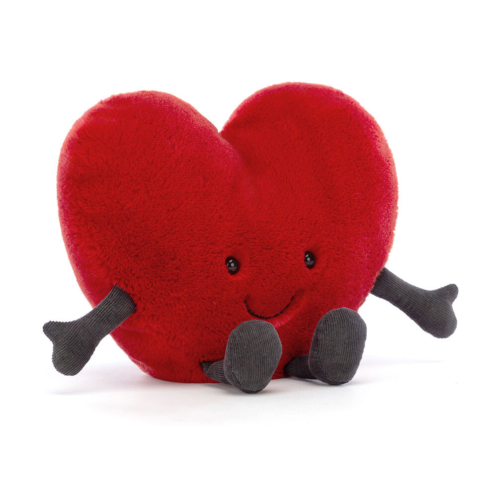 JELLYCAT 紅愛心 Amuseable Red Heart