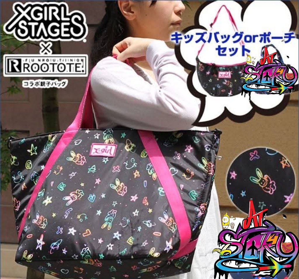 JP ROOTOTE x XGIRL STAGES （1套2個袋）清價貨品，不設退換（P6 JP723）
