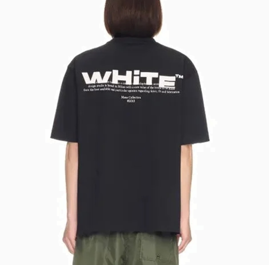OFF-WHITE PAINT BLACK OFF SPILT TEE - PRE ORDER ITEM (預訂中)