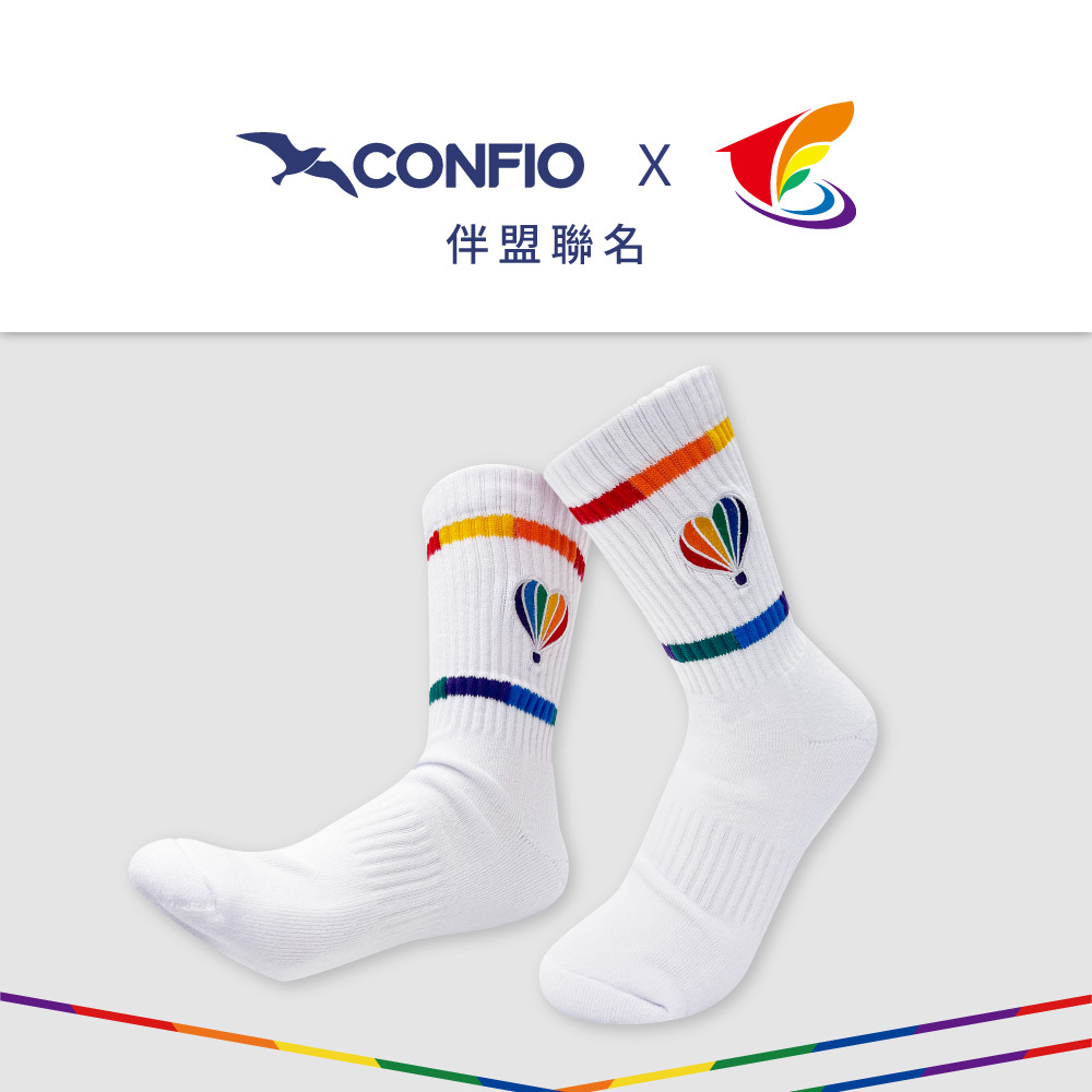 伴盟聯名款丨刺繡高筒襪-飄洋過海