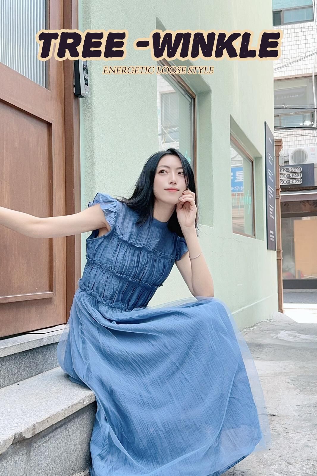 OP#7379🤍最貼地夢幻皺紗裙