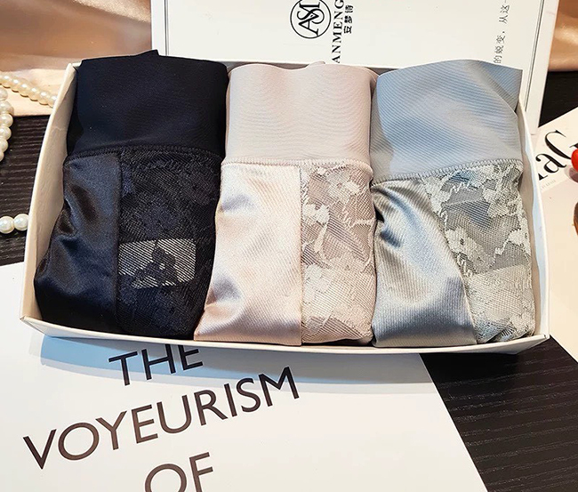 絲滑緞面親膚內著-三色