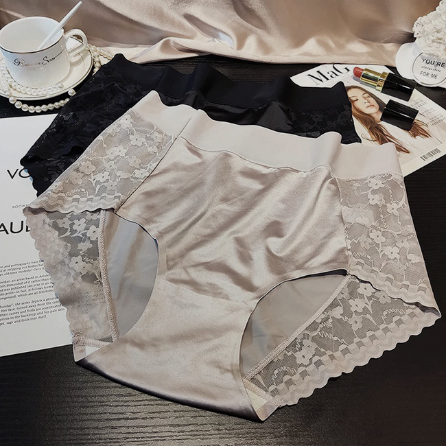 絲滑緞面親膚內著-三色