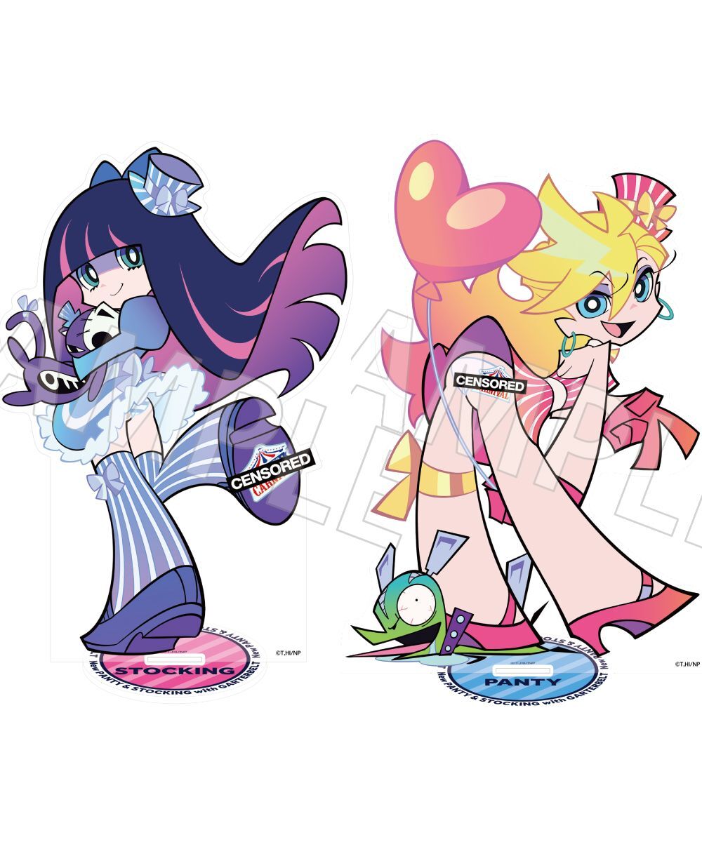 預購-《新吊帶襪天使 New PANTY ＆ STOCKING with GARTERBELT》 壓克力人形立牌 系列【日本進口精品】