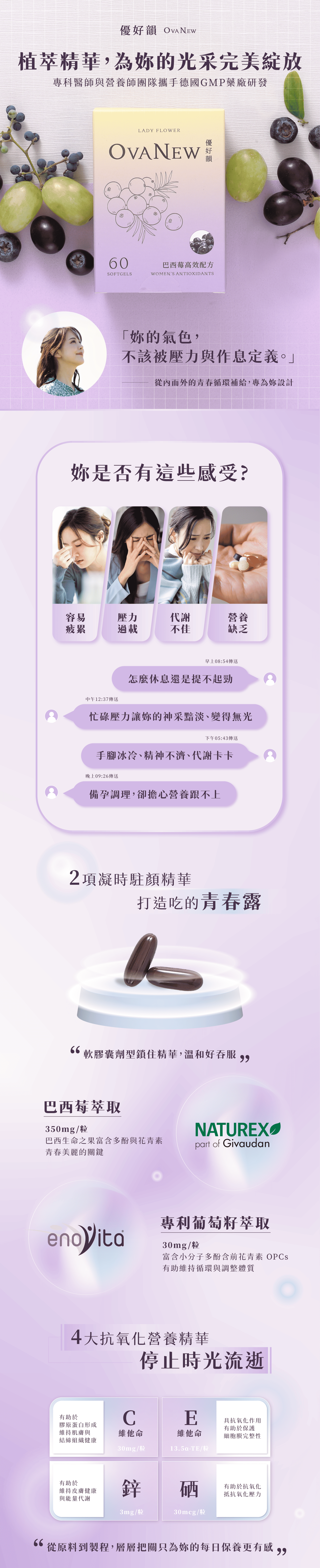 熬夜沒電、氣色/代謝不佳?6大營養素一次補足青春元氣