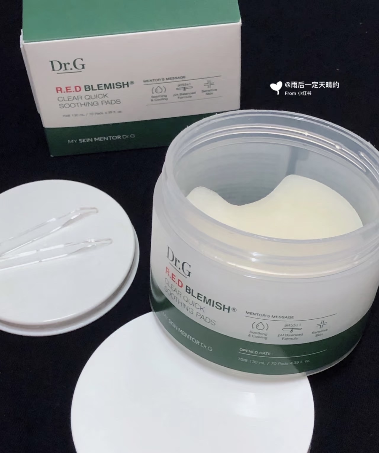 【預購】AKR062117 Dr.G Red Blemish保濕舒緩痘痘棉片70片裝